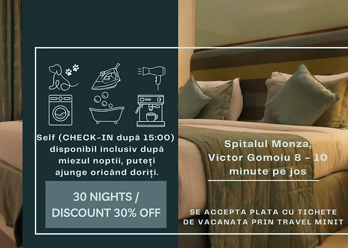 Apartment Arena Nationala, Monza, Victor Gomoiu The Cloud, Free Early Check-in Available